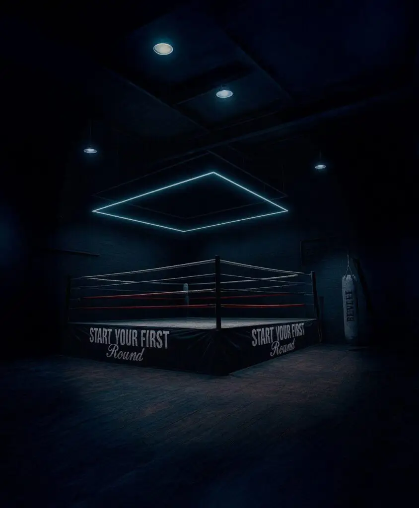 Boxring im ROUND ONE Boxclub Essen