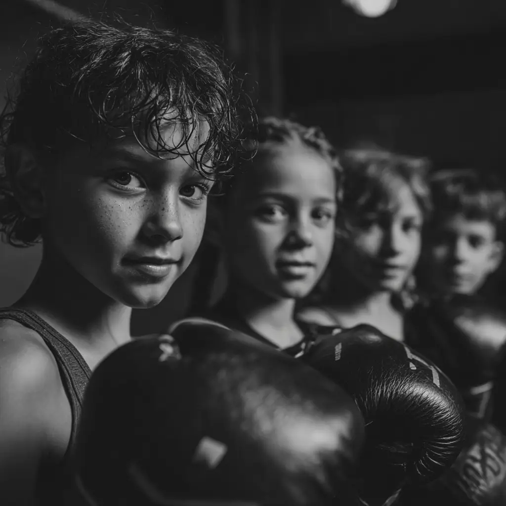 Kinderboxen in Essen – Kinder mit Boxhandschuhen
